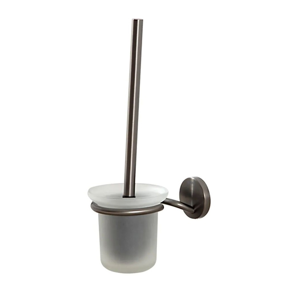 Ершик настенный для унитаза Gappo G30710-9, металл, оружейная сталь