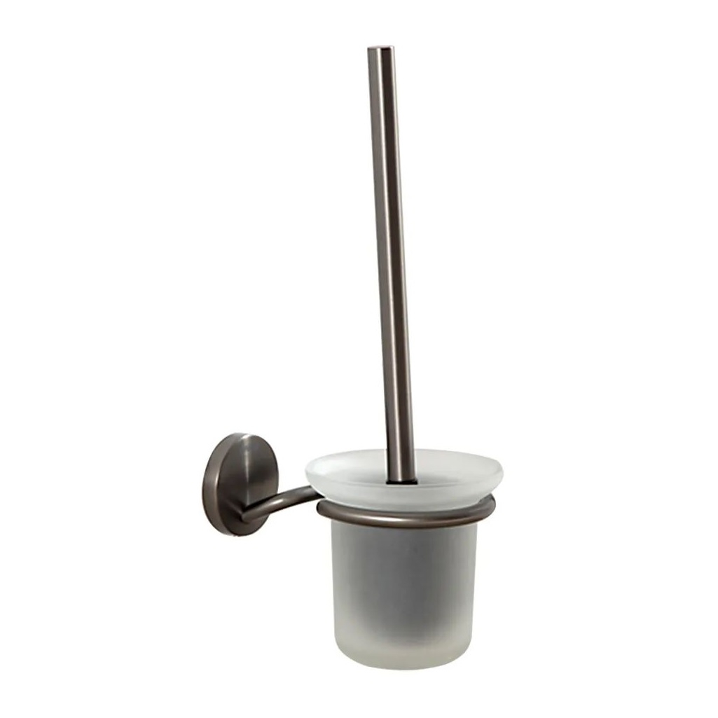 Ершик настенный для унитаза Gappo G30710-9, металл, оружейная сталь