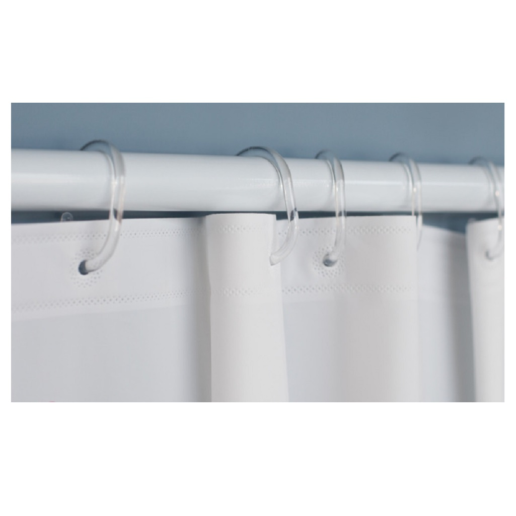 Штора для ванной IDDIS P02PE18I11, полиэтилен, 1800х2000 мм, белый