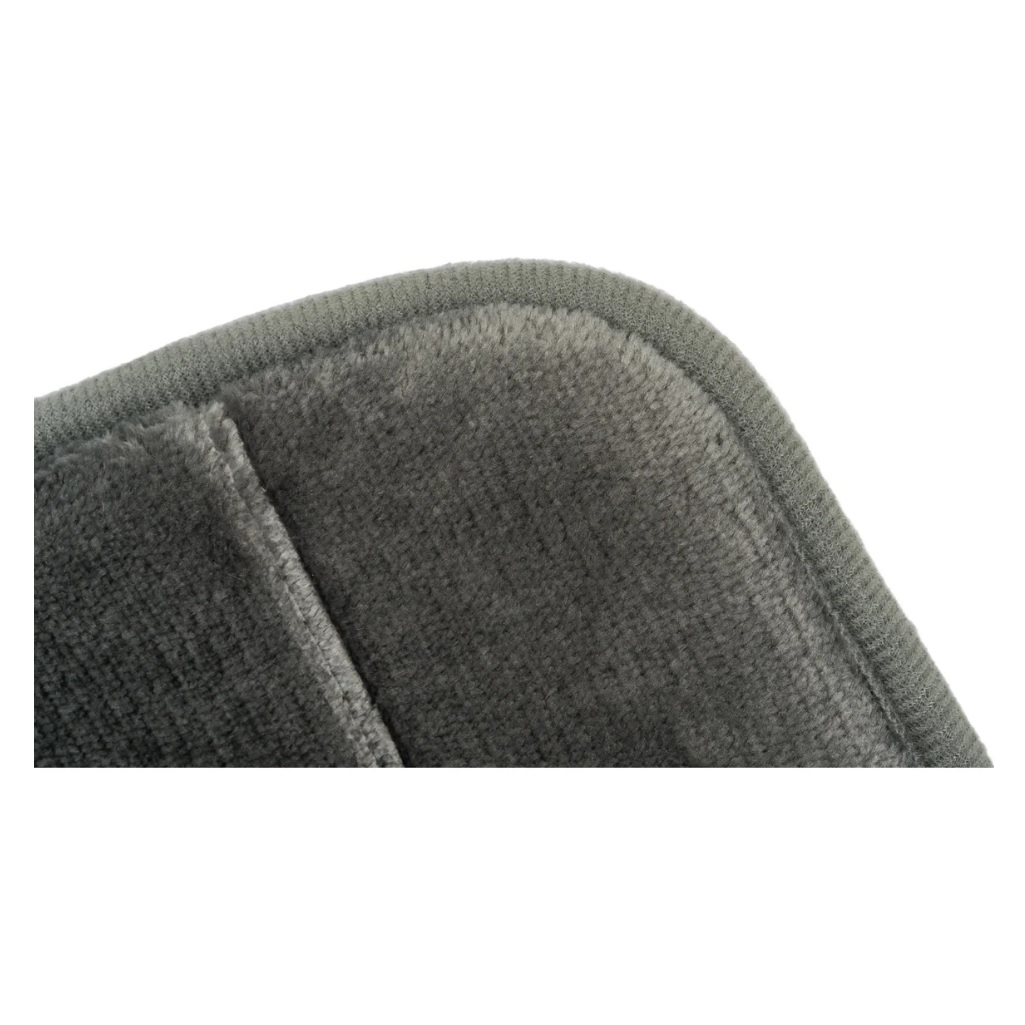 Коврик для ванной Рыжий Кот COZY 102515, 400х600 мм, серый, полиэстер, поролон, антискользящая подложка