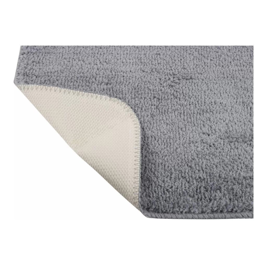 Коврик для ванной Рыжий Кот PASTEL 102460, 400х600 мм, серый, полиэстер, латекс