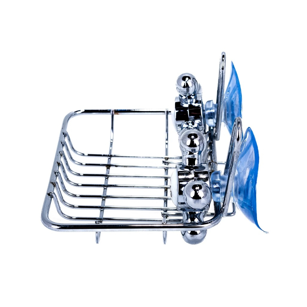 Мыльница Рыжий Кот Spot-BH-04, на присосках, прямоугольная, 12.5x10x8.5 см, 008147