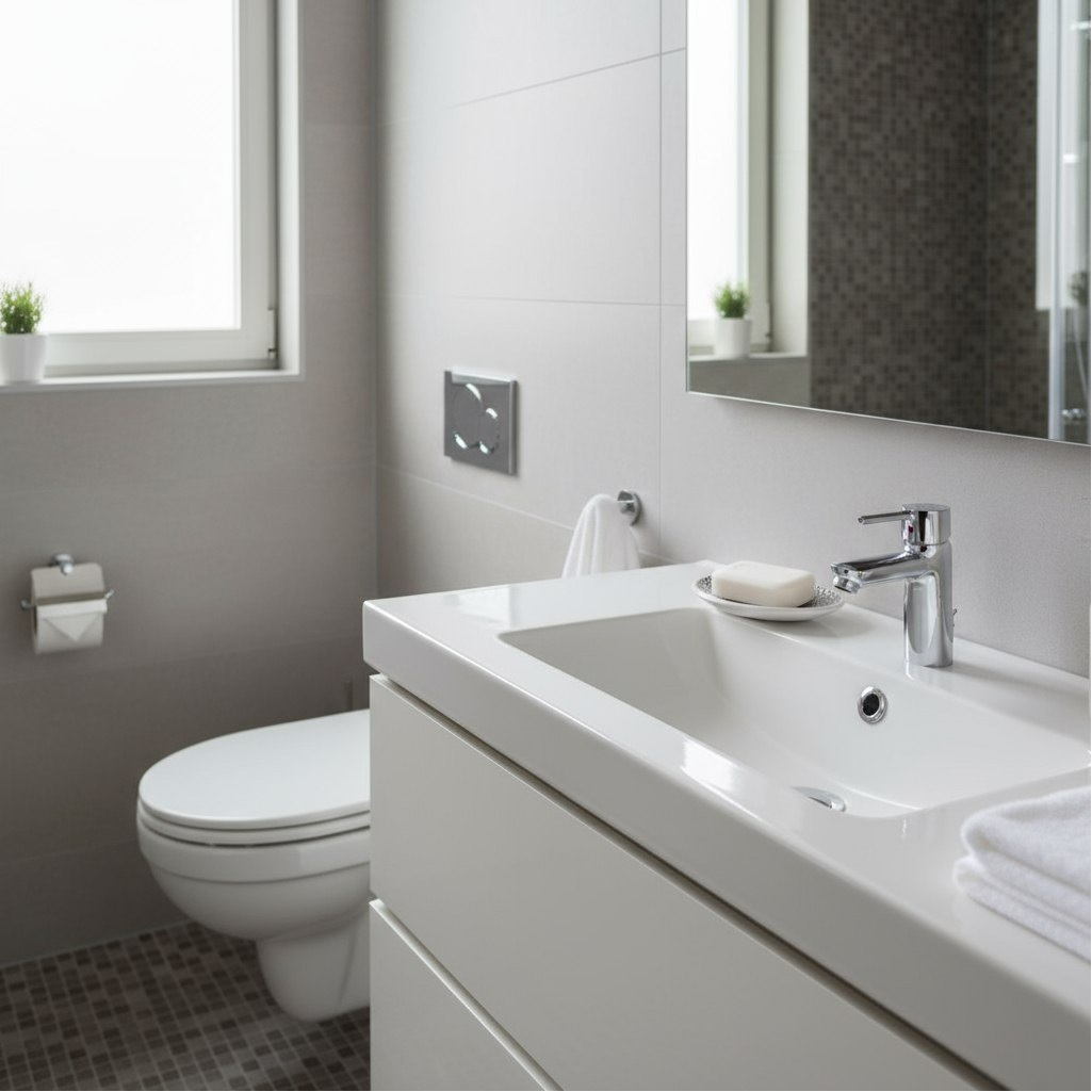 Мыльница для ванной Lefard 755-1034, керамика и пластик, белый с рисунком