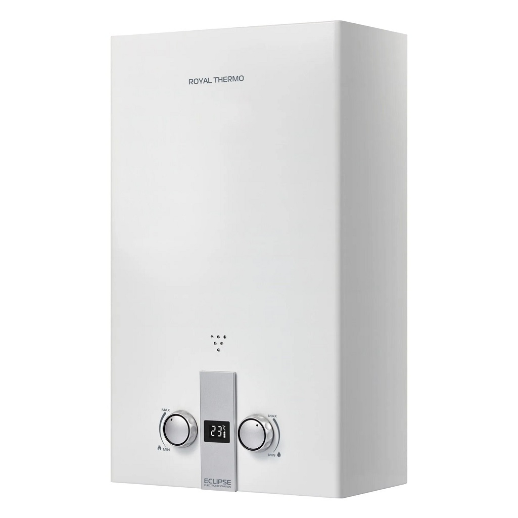 Колонка газовая Royal Thermo GWH 10 Eclipse, настенная, горелка из нержавеющей стали