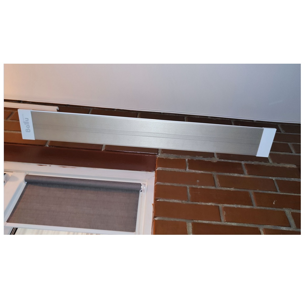 Обогреватель инфракрасный Ballu BIH-AP4-0.8-W, НС-1117328, оцинкованная сталь, цвет белый