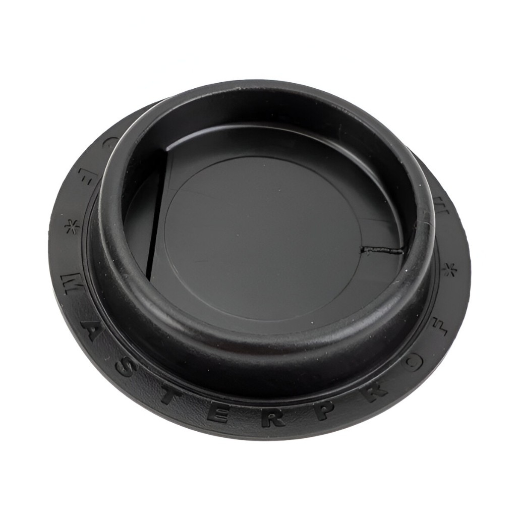 Пробка Masterprof для ванн и раковин, диаметр сливного отверстия 43 мм, с цепочкой 450 мм, черная