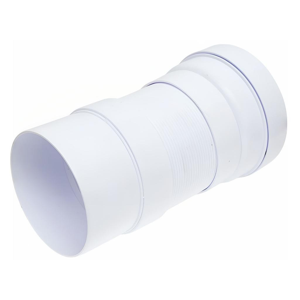 Труба гофрированная McAlpine WC-F23P для выпуска унитаза, 230-440 мм, диаметр 110 мм, белая
