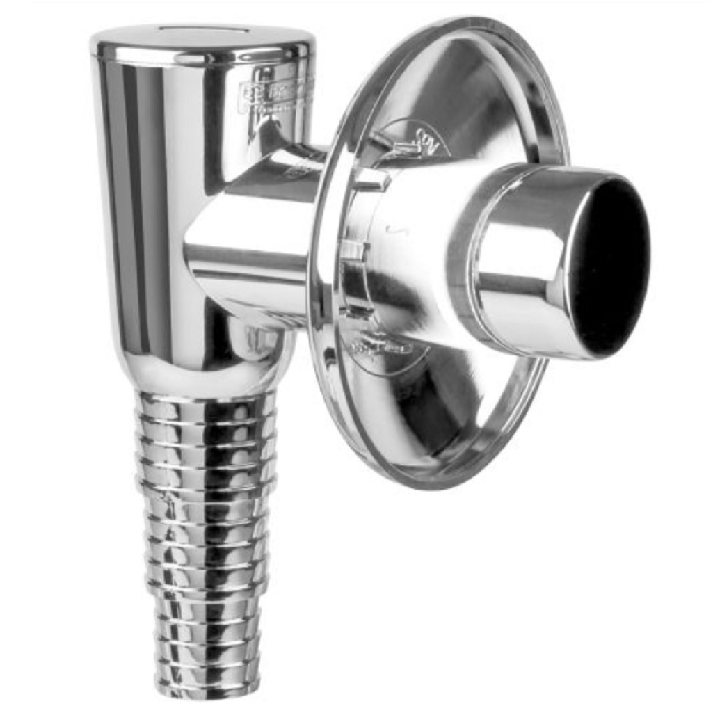 Сифон AV Engineering AVE-APS1 для стиральной машины, наружный, хром