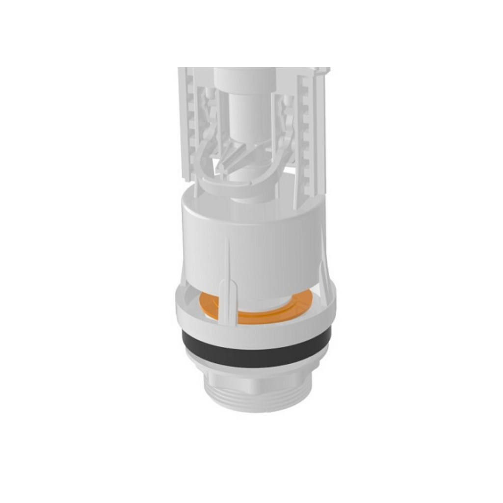 Арматура для бачка унитаза Nova 4803, универсальная, однокнопочная, нижняя подводка