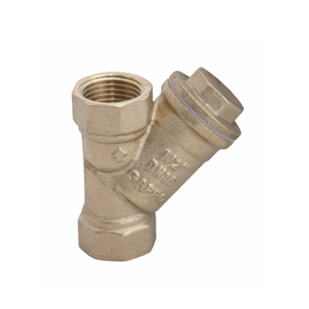 Фильтр косой ВР-ВР Gappo G1240.09, сетчатый, латунный, 30 бар, 2