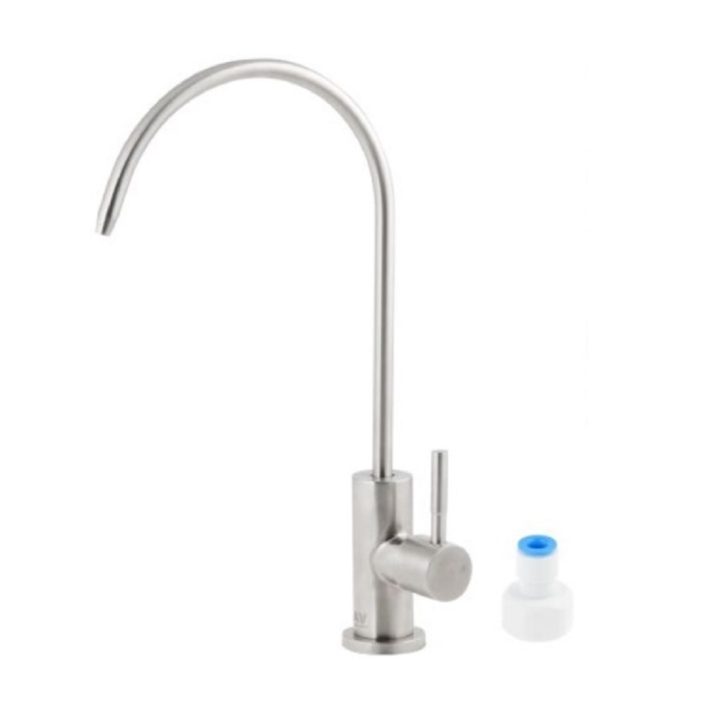 Кран для фильтра AV Engineering SUS 304, D35 AVKPD-B127, поворотный излив, хром