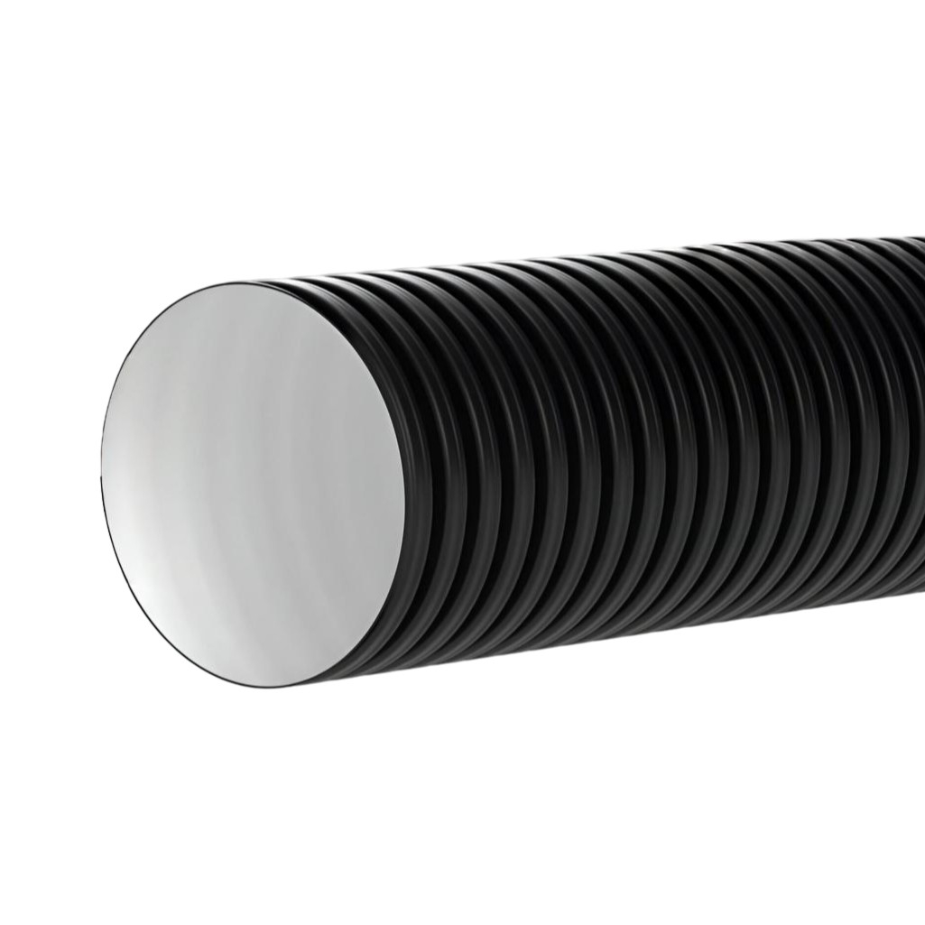 Труба гофрированная корсис, канализационная, диаметр 400 мм, черная