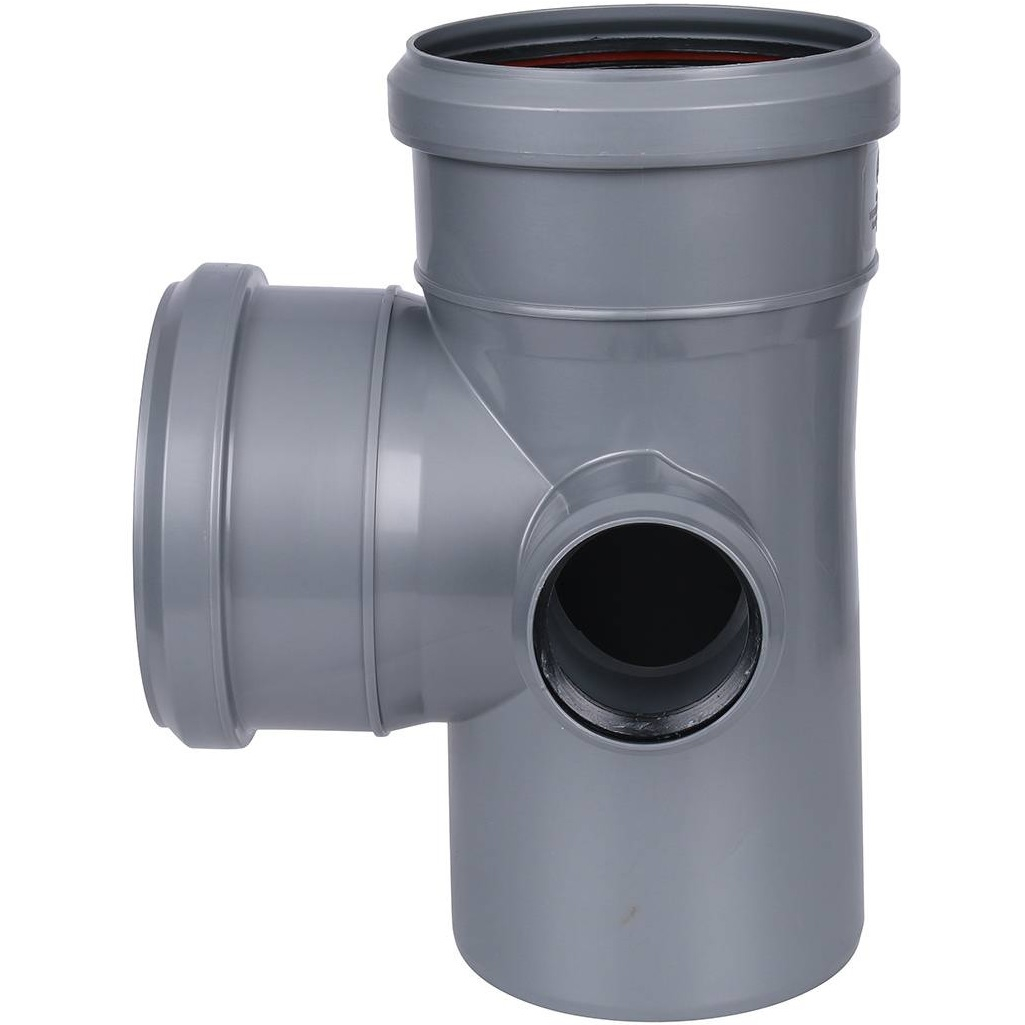 Крестовина двухплоскостная правая 87 гр. Sinikon 512035.R, 110х110х50 мм, полипропилен, цвет серый