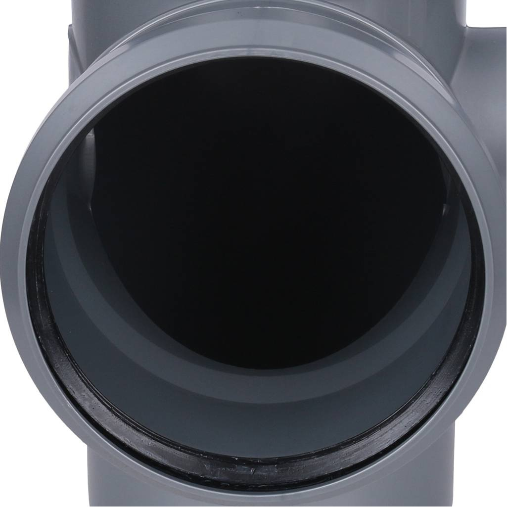 Крестовина двухплоскостная правая 87 гр. Sinikon 512035.R, 110х110х50 мм, полипропилен, цвет серый