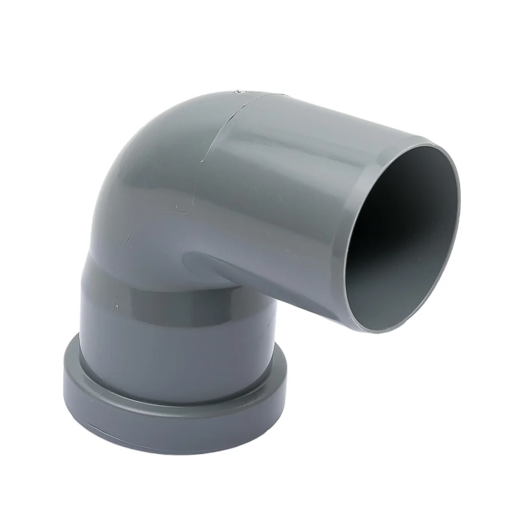 Отвод канализационный 87 гр. Sinikon Standart диаметр 50 мм, 504035R, серый