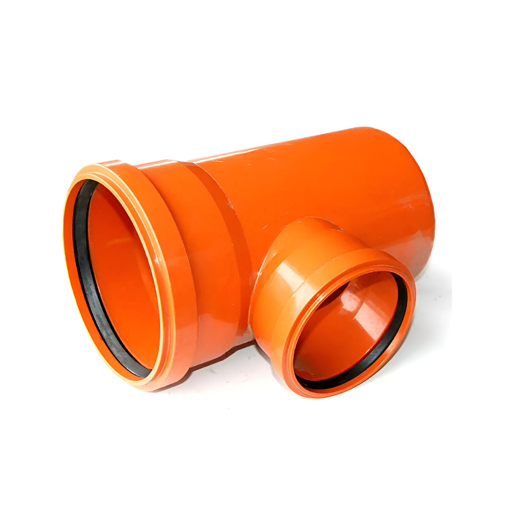 Тройник канализационный 87 гр. MagnaPlast 21330.R.B, диаметр 160х110 мм, красный