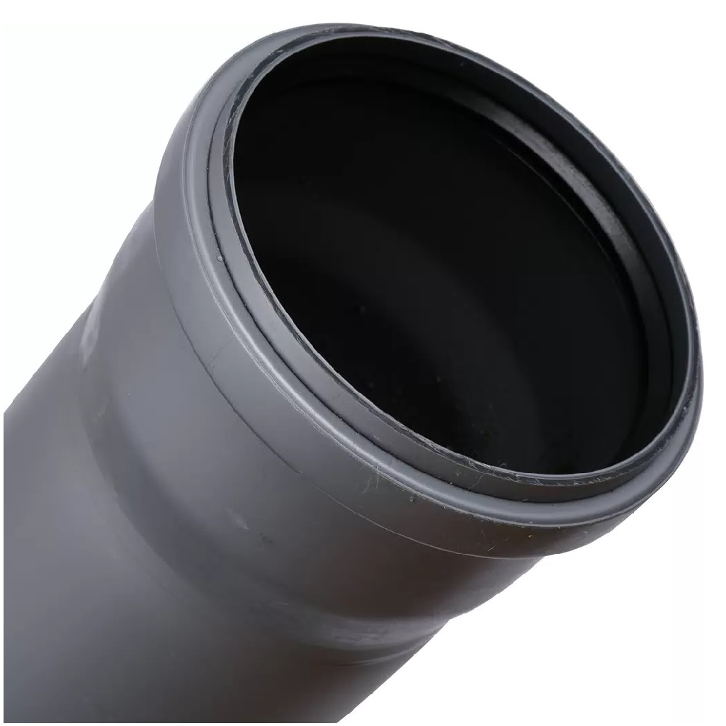 Труба канализационная Sinikon 500093, диаметр 110 мм, длина 2000 мм, серая