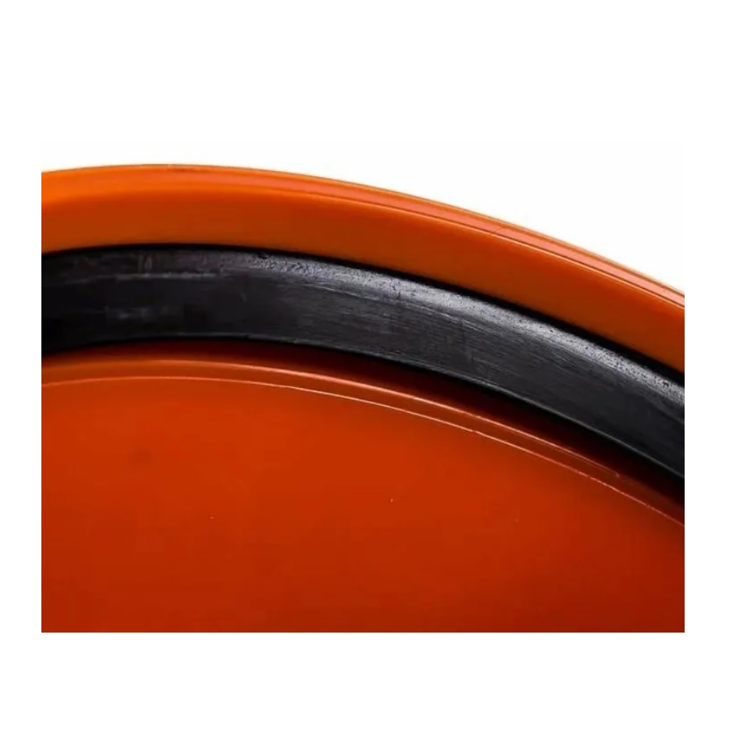 Отвод для наружной канализации MagnaPlast, диаметр 200, угол 15 градусов, красный