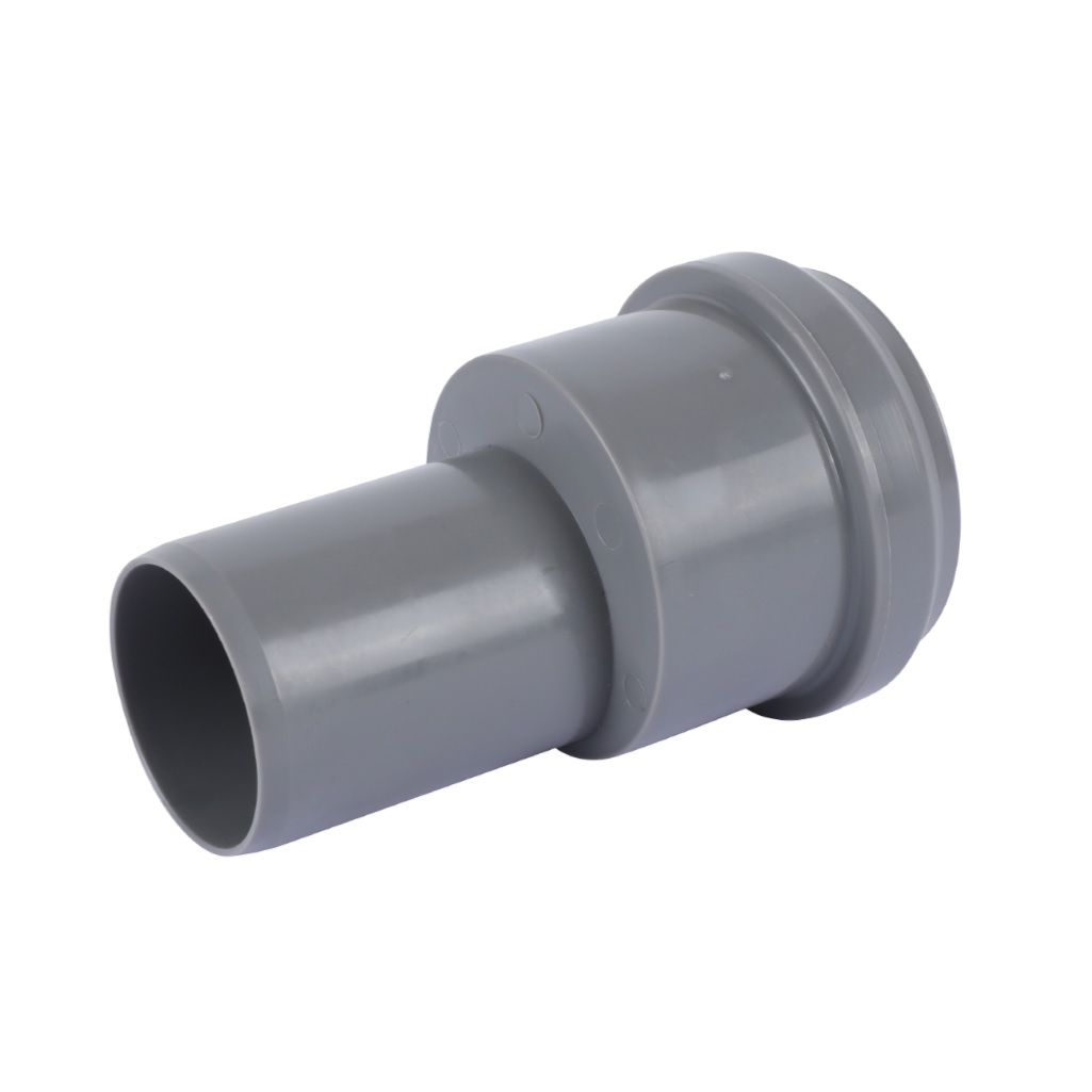 Переход эксцентрический Sinikon 700033, диаметр 40х50 мм, обратный, полипропилен, серый