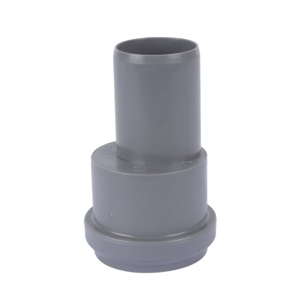 Переход эксцентрический Sinikon 700033, диаметр 40х50 мм, обратный, полипропилен, серый