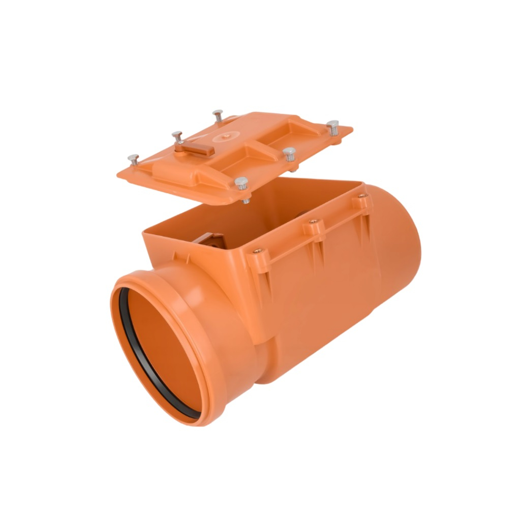 Клапан обратный канализационный Pestan D060-00039, D 200 мм, безнапорный, для наружного монтажа