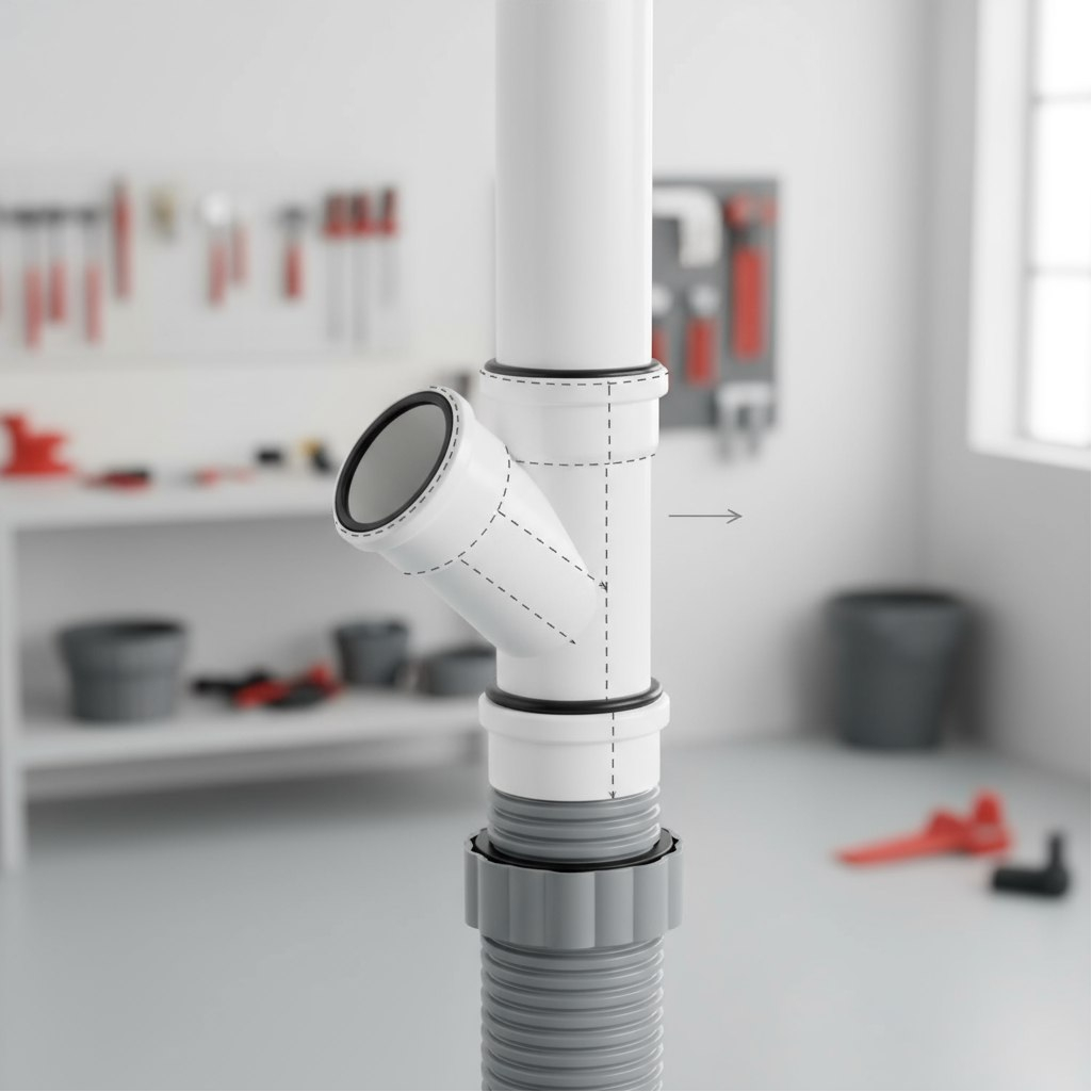 Тройник канализационный Rehau Raupiano 11229841001, 45х110х110х110 х PP