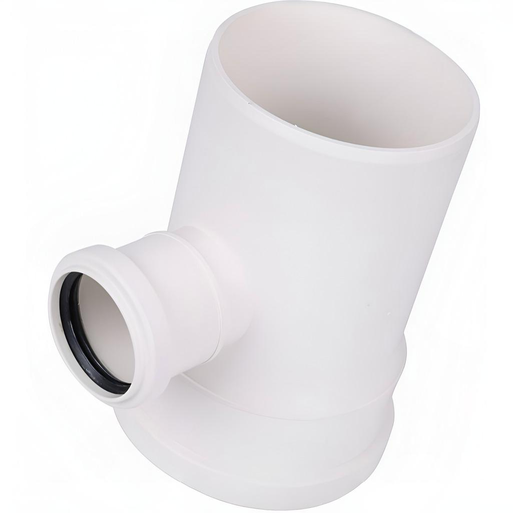 Тройник канализационный 87 гр., Sinikon Comfort 510035.K диаметр 110х50 мм, белый
