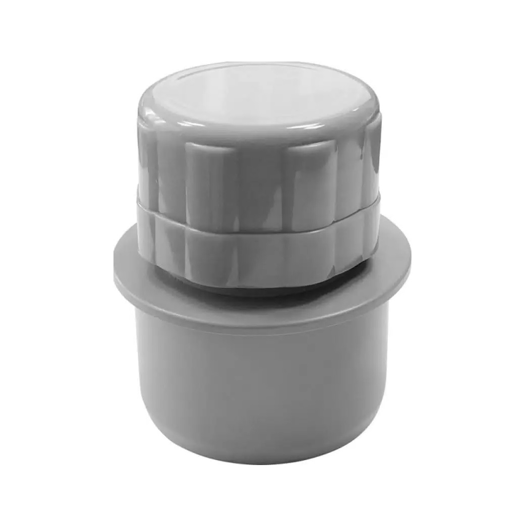 Клапан вакуумный Valfex 26000050, аэратор, D 50 мм, полипропилен, серый, для внутренней канализации