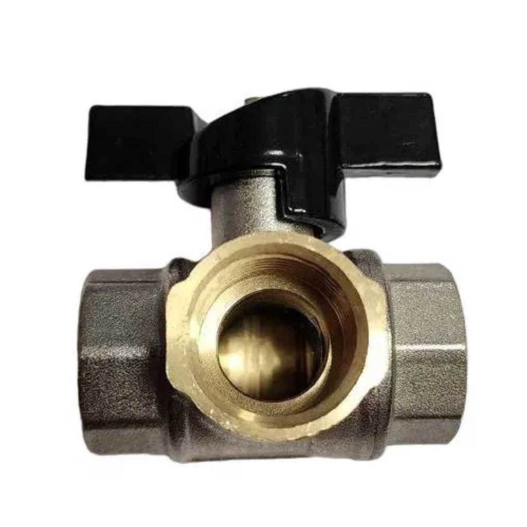 Кран шаровой Frap F217.05 трехходовой, 3/4