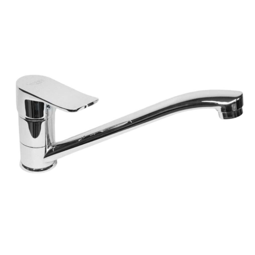 Смеситель для кухни Frud R49101, однорычажный, керамический картридж, силумин, хром