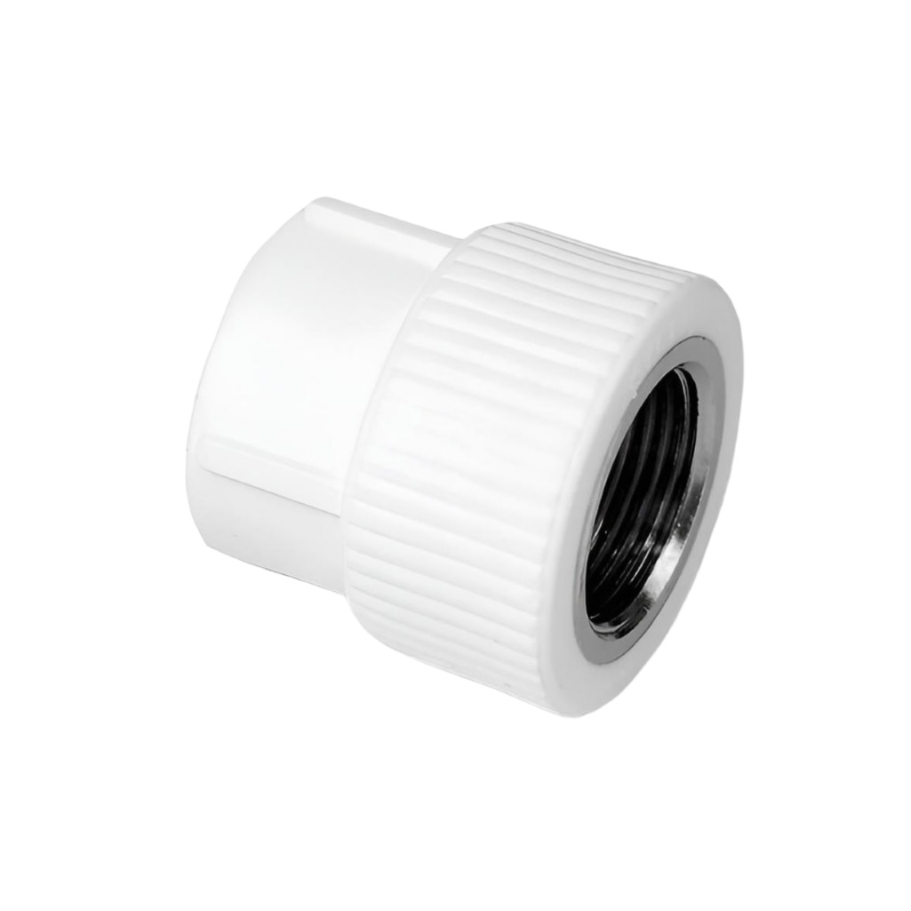 Муфта полипропиленовая, Frap F111.2505, PPR, S25х3/4, ВР, комбинированная, белая