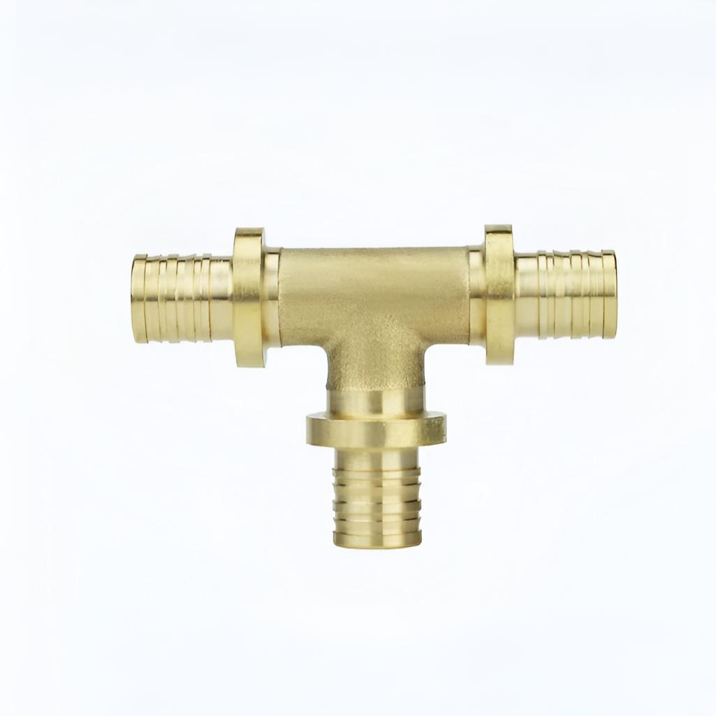 Тройник аксиальный Gappo G1304.2020 20х20х20 мм, равнопроходной, латунь