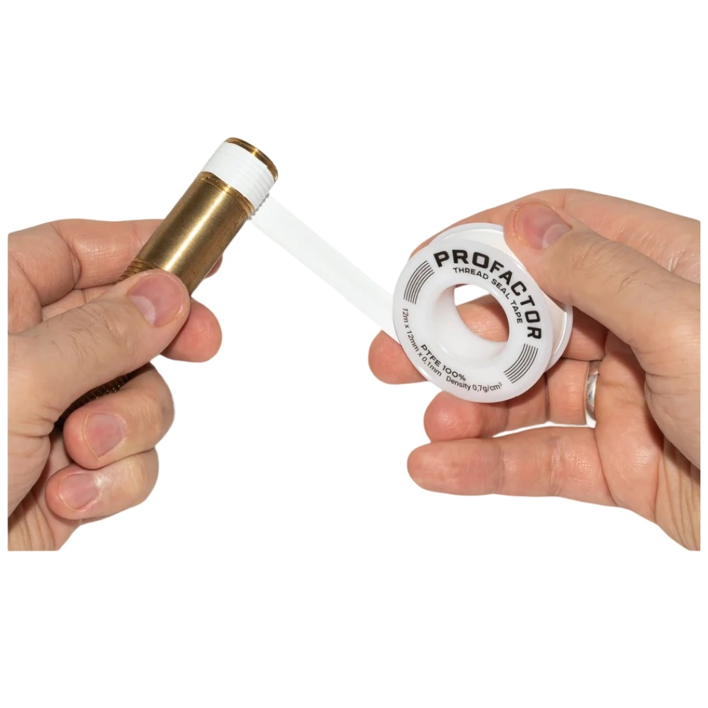 ФУМ-лента Profactor PF FE 532, 12 мм, 0.1 мм, 12 м, профессиональная, белая