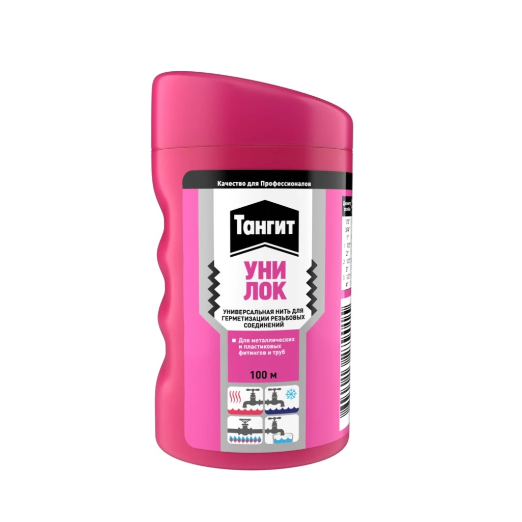 Нить Tangit Uni-Lock 52601 для герметизации резьбовых соединений, 100 м