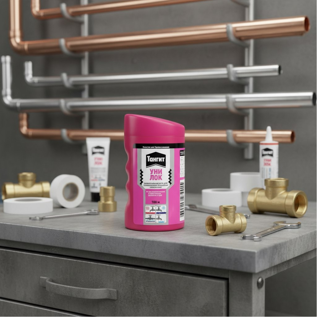 Нить Tangit Uni-Lock 52601 для герметизации резьбовых соединений, 100 м