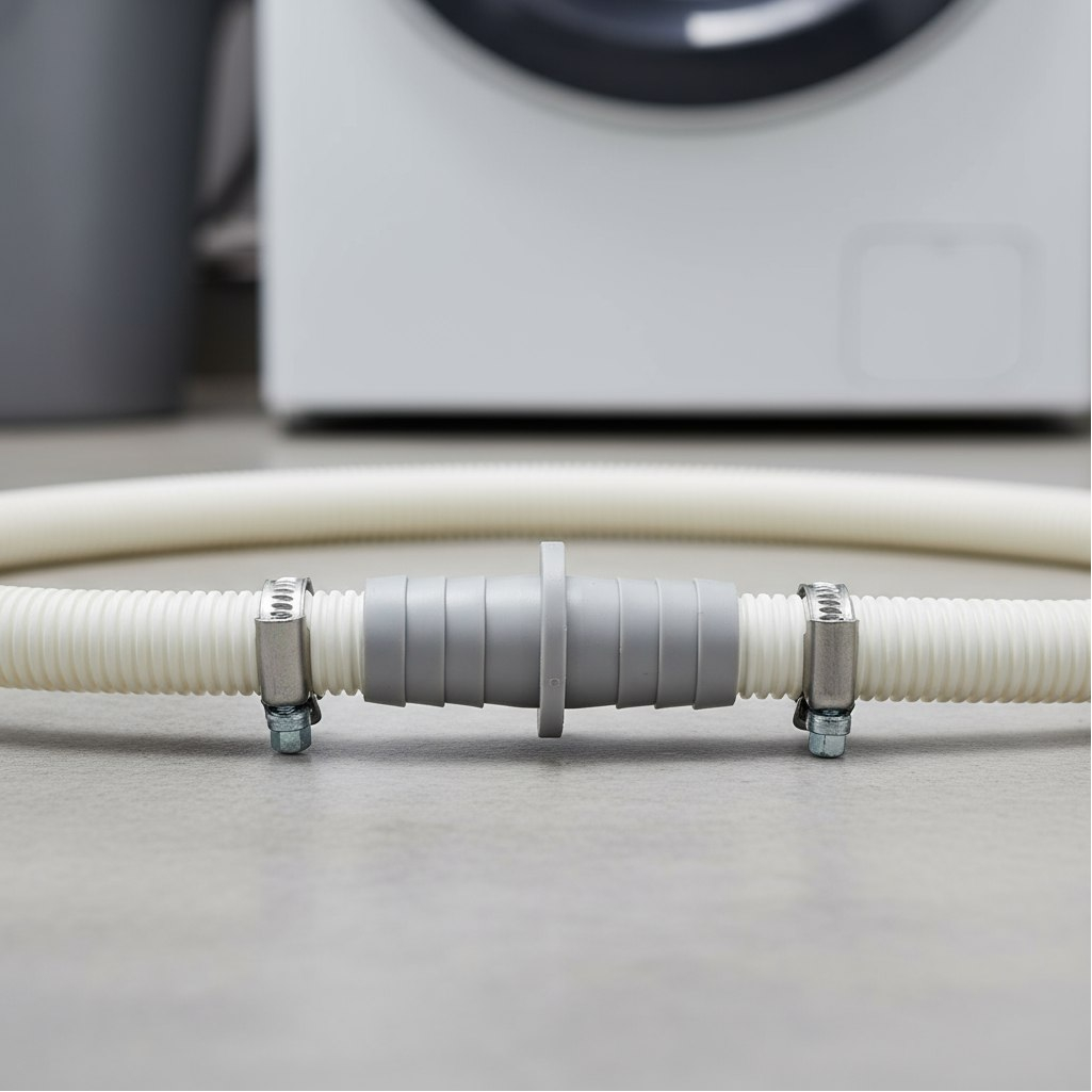 Соединитель MasterProf ИС.1131469, 19/22, в комплекте с хомутами, для сливных шлангов