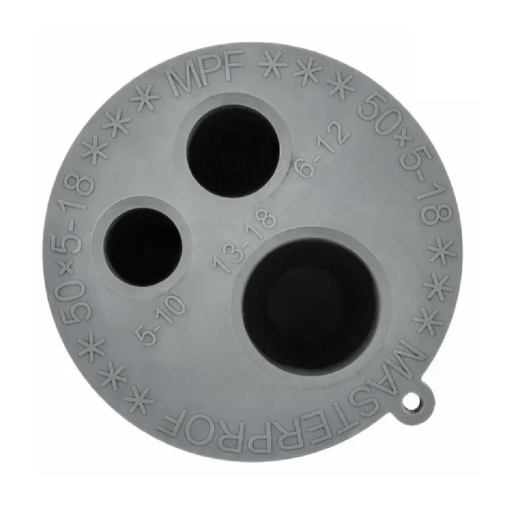 Манжета дренажная MPF, ТЭП, термоэластопласт, диаметр 50 мм, серая