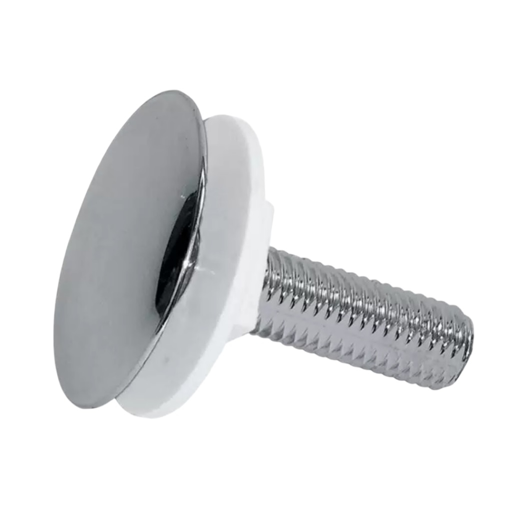 Заглушка для санитарно-технических приборов ORIO А-4181, D 40 мм, L 89 мм, с гайкой, хромированная