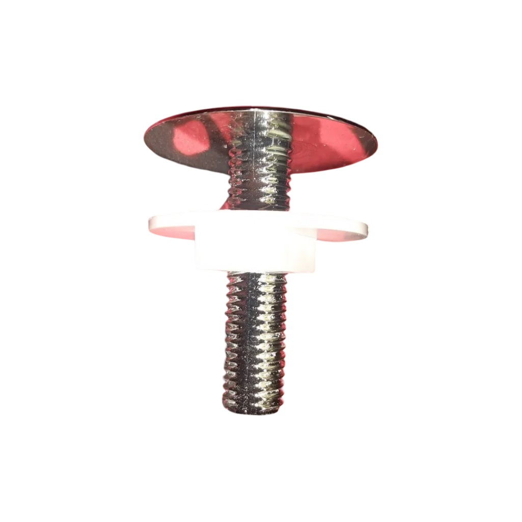 Заглушка для санитарно-технических приборов ORIO А-4181, D 40 мм, L 89 мм, с гайкой, хромированная