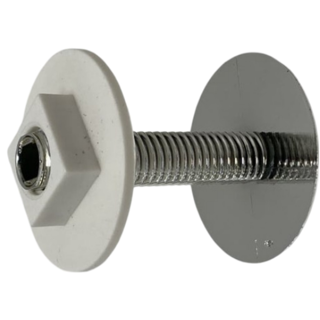 Заглушка для санитарно-технических приборов ORIO А-4181, D 40 мм, L 89 мм, с гайкой, хромированная