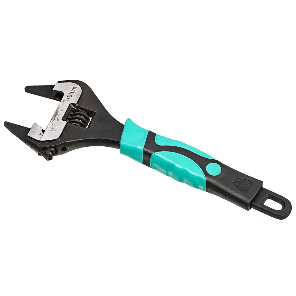 Ключ разводной Sturm! 1045-30-200SP, Промо, 200 мм, с супер тонкими губками, фосфатированный 