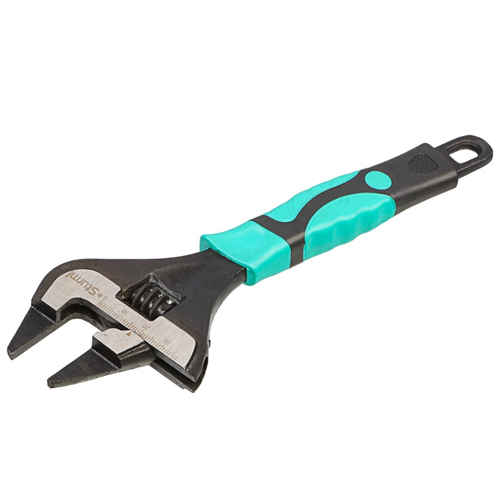 Ключ разводной Sturm! 1045-30-200SP, Промо, 200 мм, с супер тонкими губками, фосфатированный 