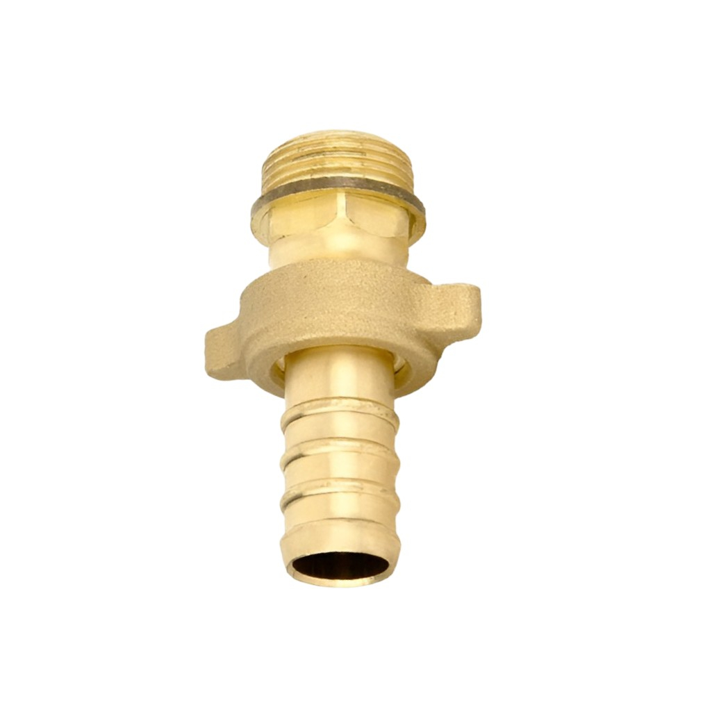 Штуцер для шланга резьбовой Bugatti 35, быстроразъемный, переходной, латунь