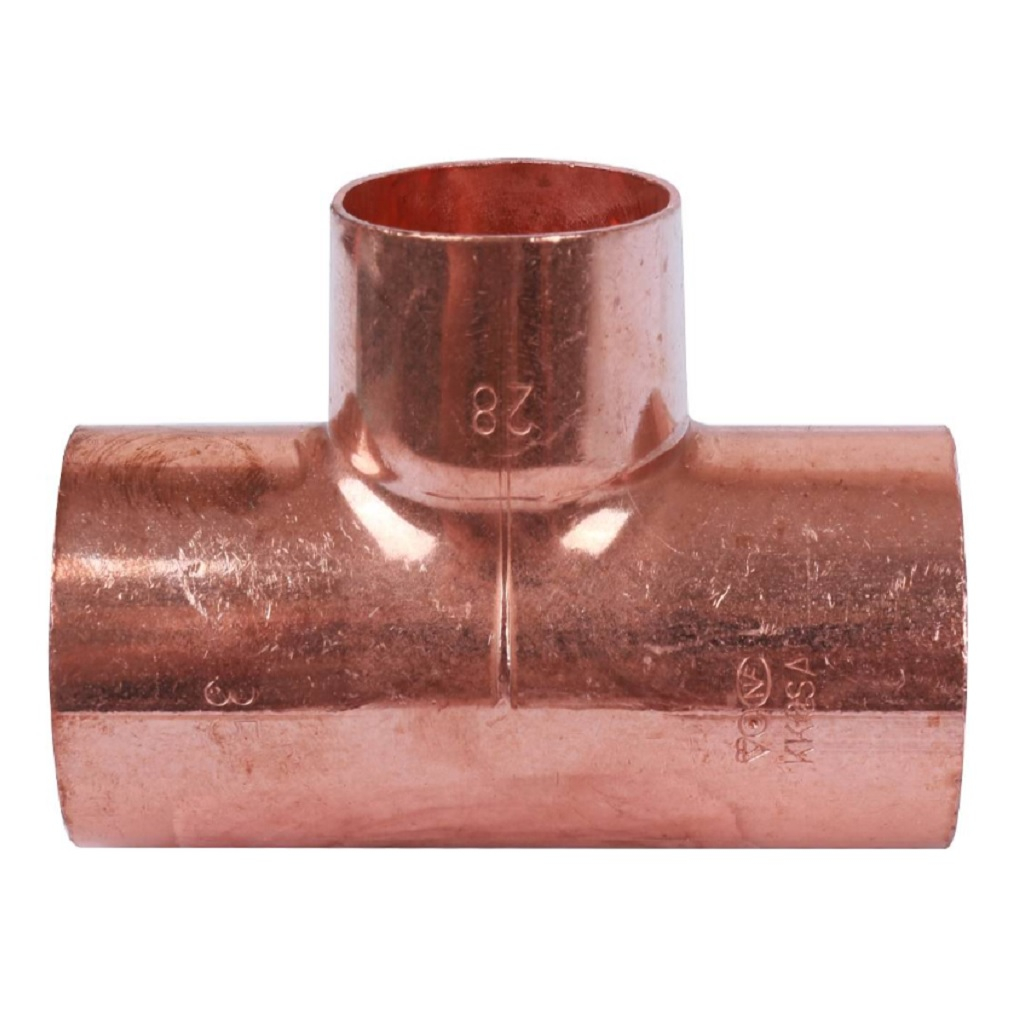 Тройник под пайку Viega 35х28х35 мм, переходной, для медных труб