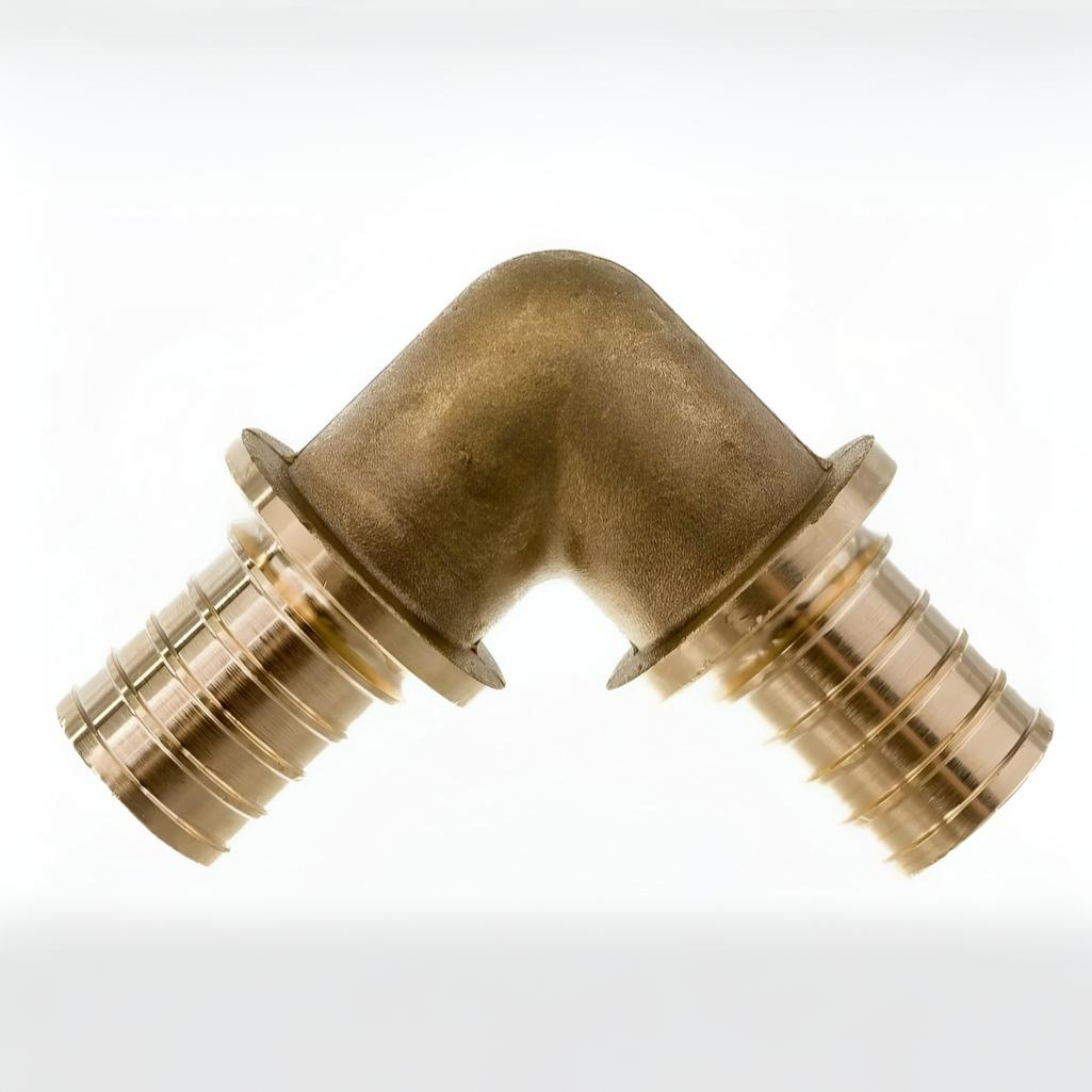 Угольник 90 гр. аксиальный Gappo 32х32 мм G1303.3232, латунь