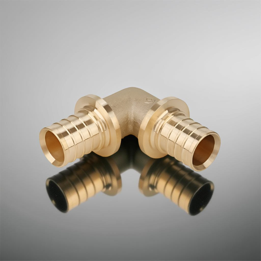 Угольник 90 гр. аксиальный Gappo 32х32 мм G1303.3232, латунь