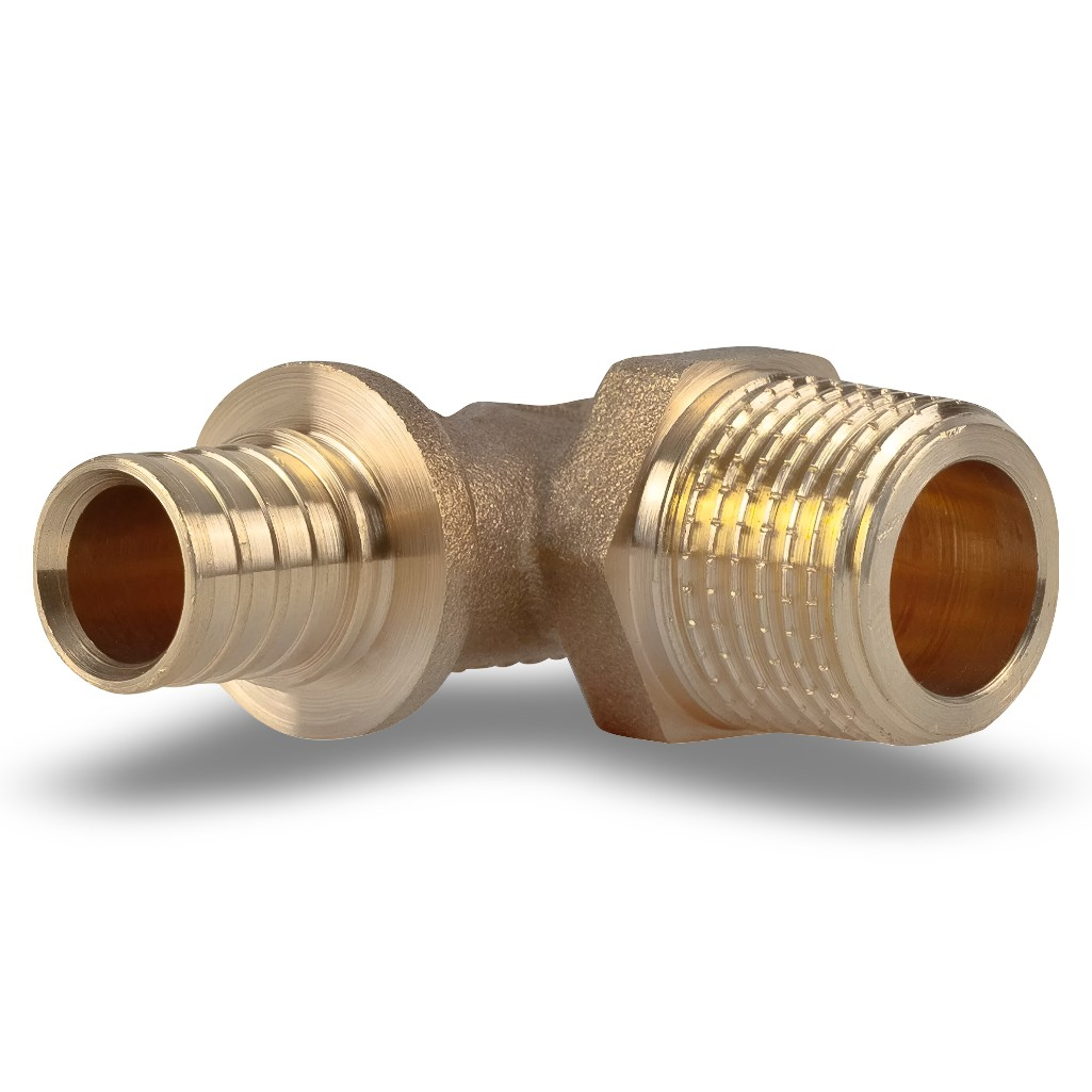 Угольник-переходник 90 гр. аксиальный Gappo 16-1/2