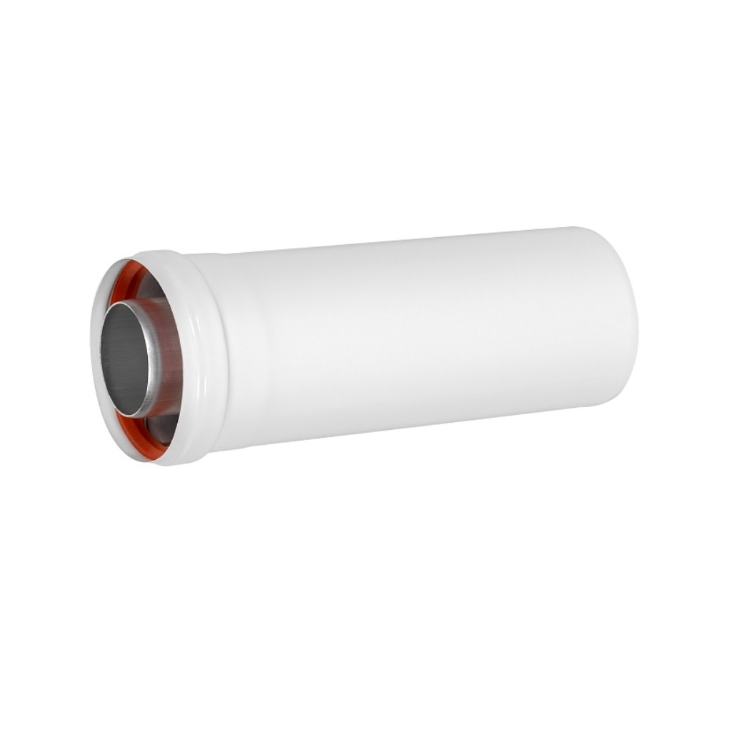 Удлинитель Royal Thermo коаксиального дымохода D-60/100 мм, 250 мм