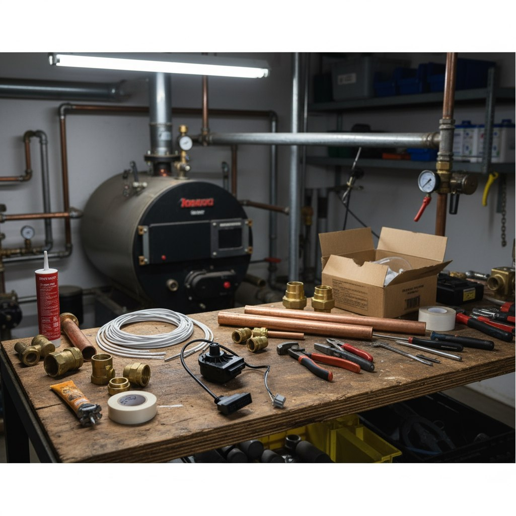 Комплект привод мотора клапана Baxi, провод 1.2 м + датчик NTC 10кОм, Beta 3435, 2 м