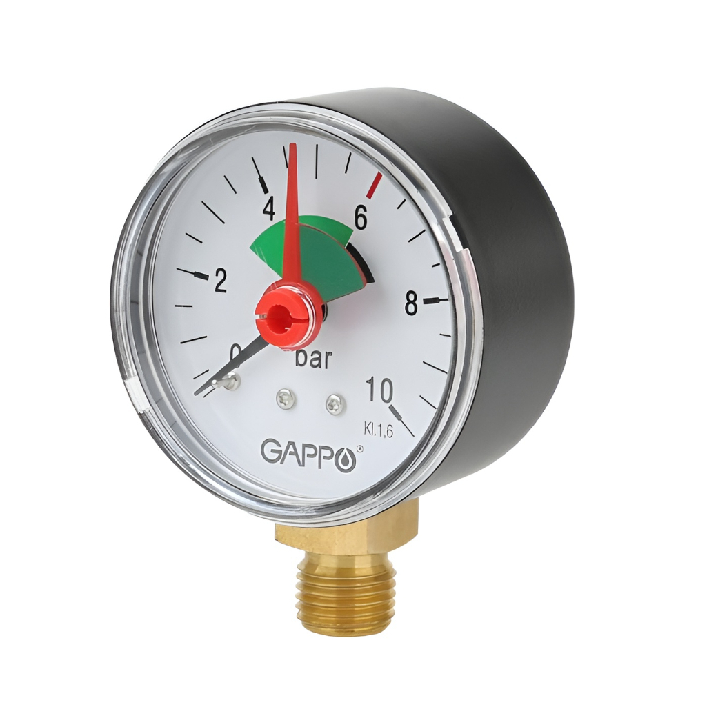 Манометр аксиальный Gappo G1471.10 1/4